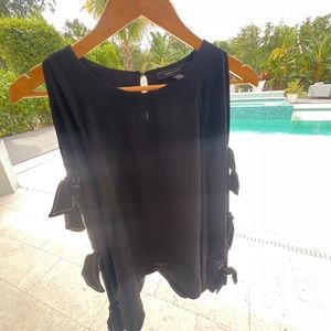 BCBG black blouse